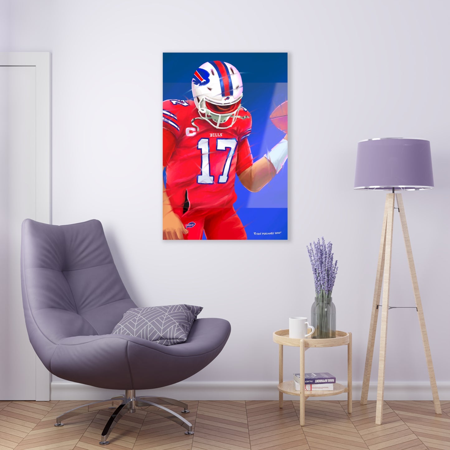 Josh Allen Large Scale Acrylic Print