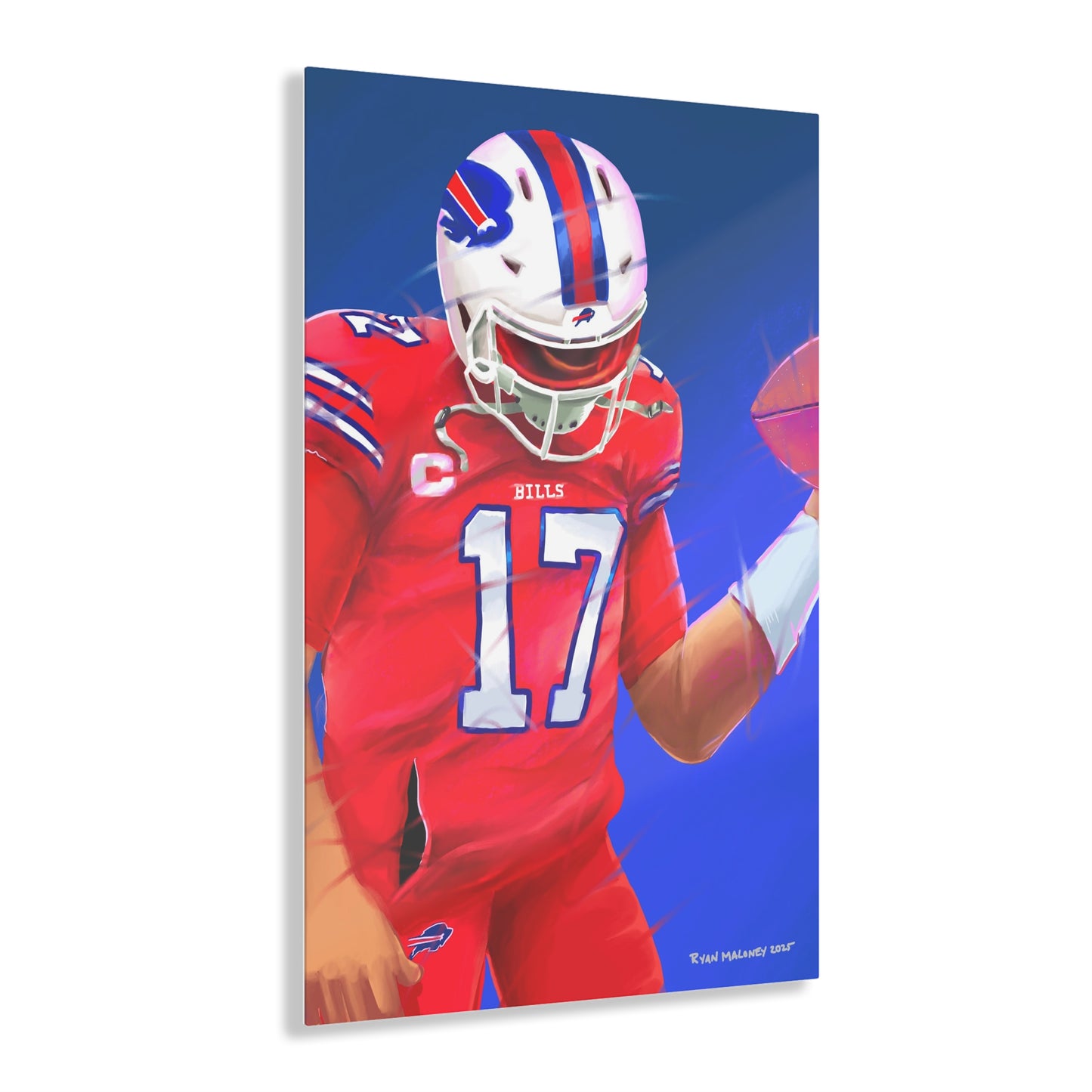 Josh Allen Large Scale Acrylic Print