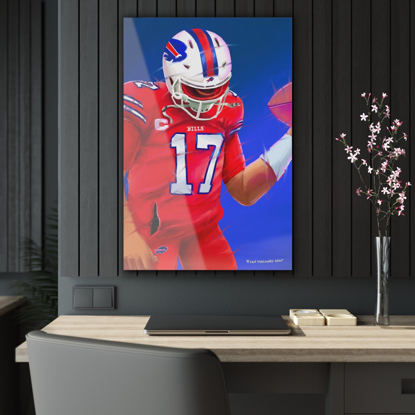 Josh Allen Large Scale Acrylic Print