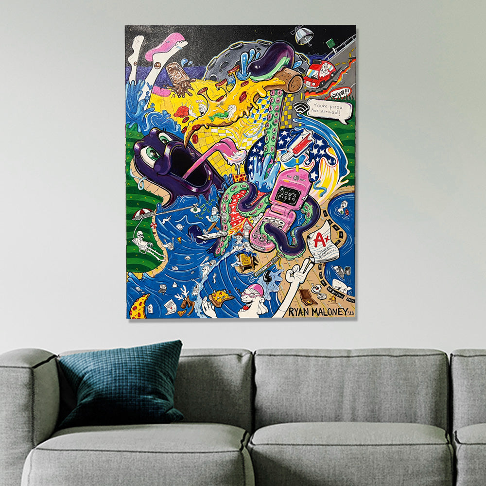 Joe's Pizza Painting