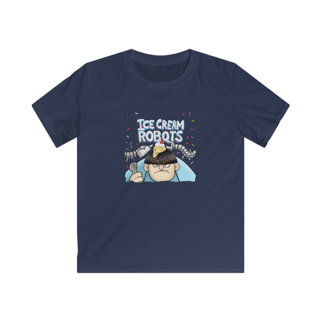 Ice Cream Robots Kids Softstyle Tee