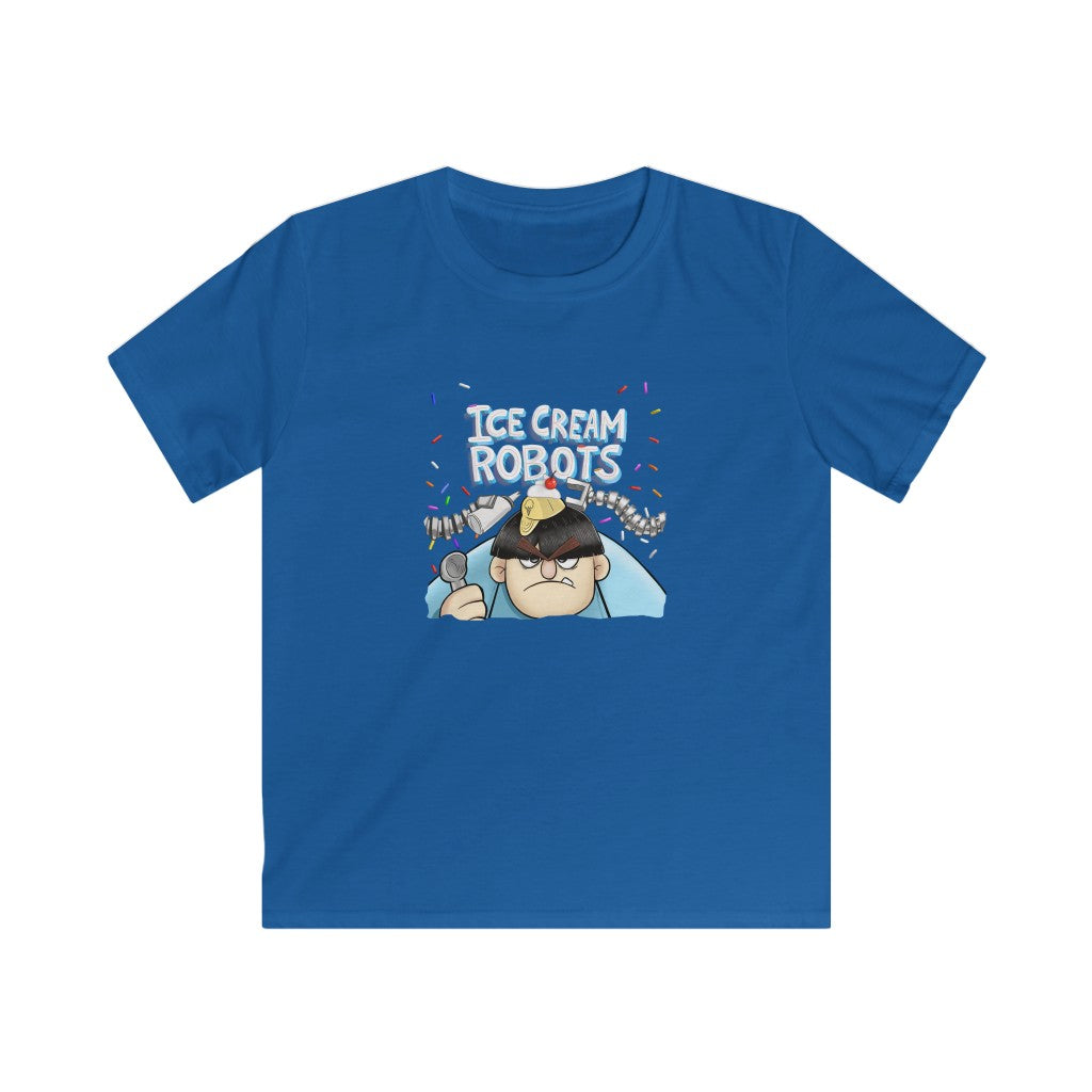 Ice Cream Robots Kids Softstyle Tee