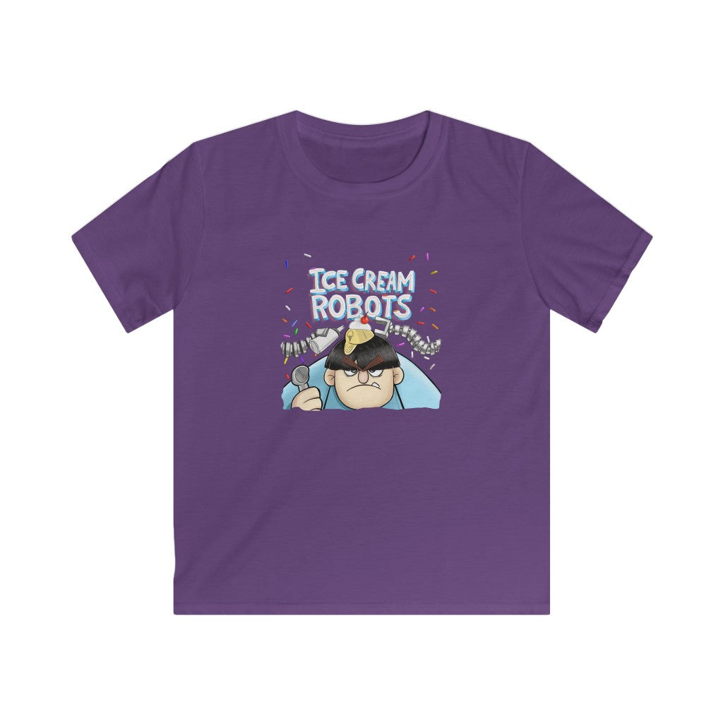 Ice Cream Robots Kids Softstyle Tee